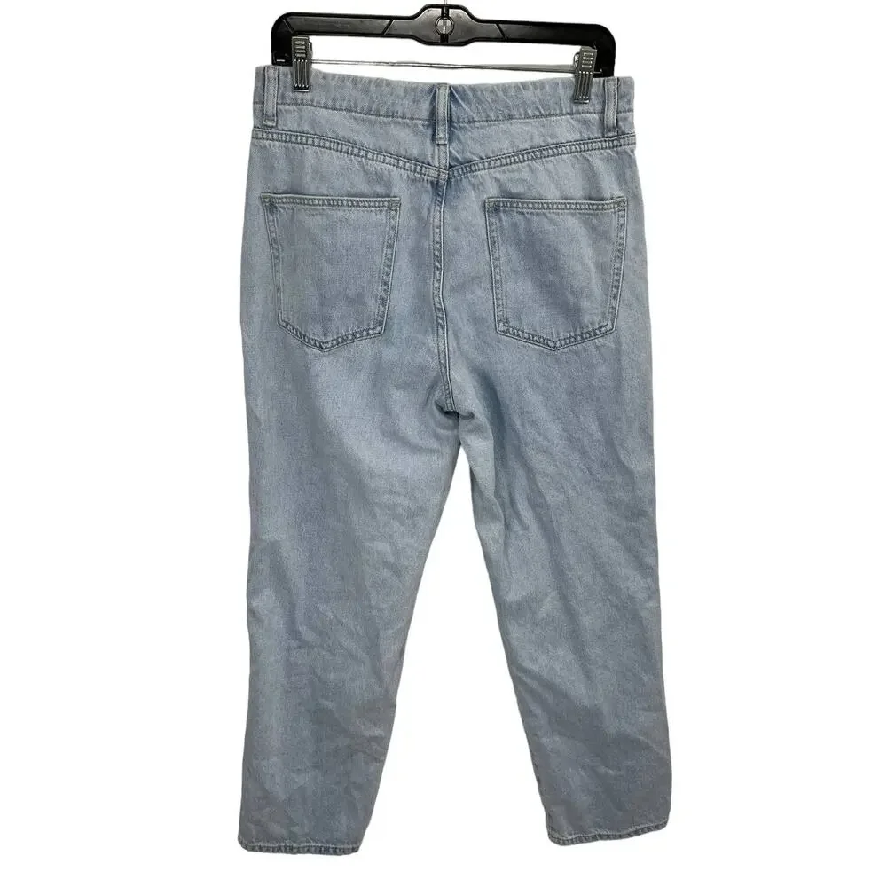 Q2 Light Wash Denim Straight Leg SZ XL